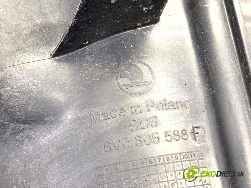 SKODA FABIA III liftback 2018 55 kW 1.0 999 Držiak predný 6V0805588F (Výstuha predná)