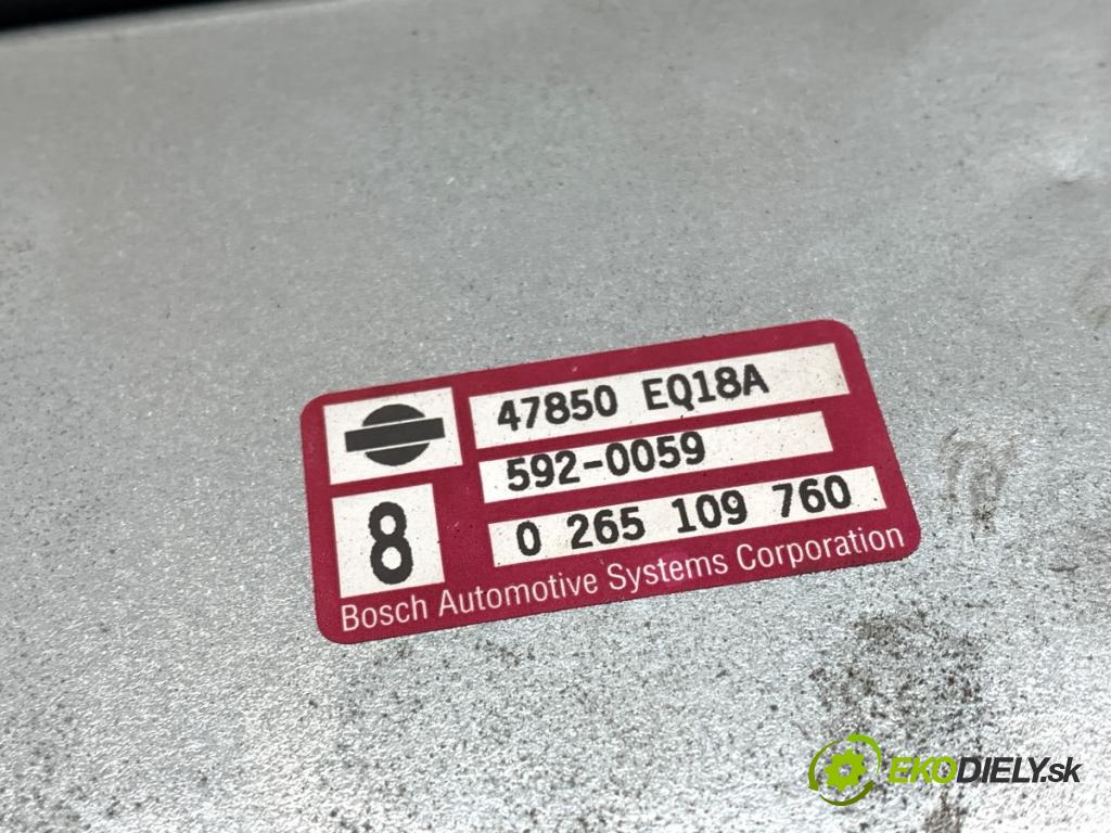 NISSAN X-TRAIL T30 SUV 2006 100 kW 2.2 dCi 4x4 2184 Modul Riadiaca jednotka ABS 0265109760 (Riadiaca jednotka ostatné)