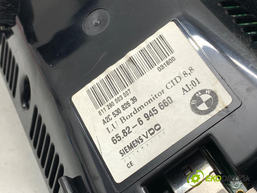 BMW E60 sedan 2004 160 kW 530 d 2993 Displej 6945660 (Přístrojová deska)