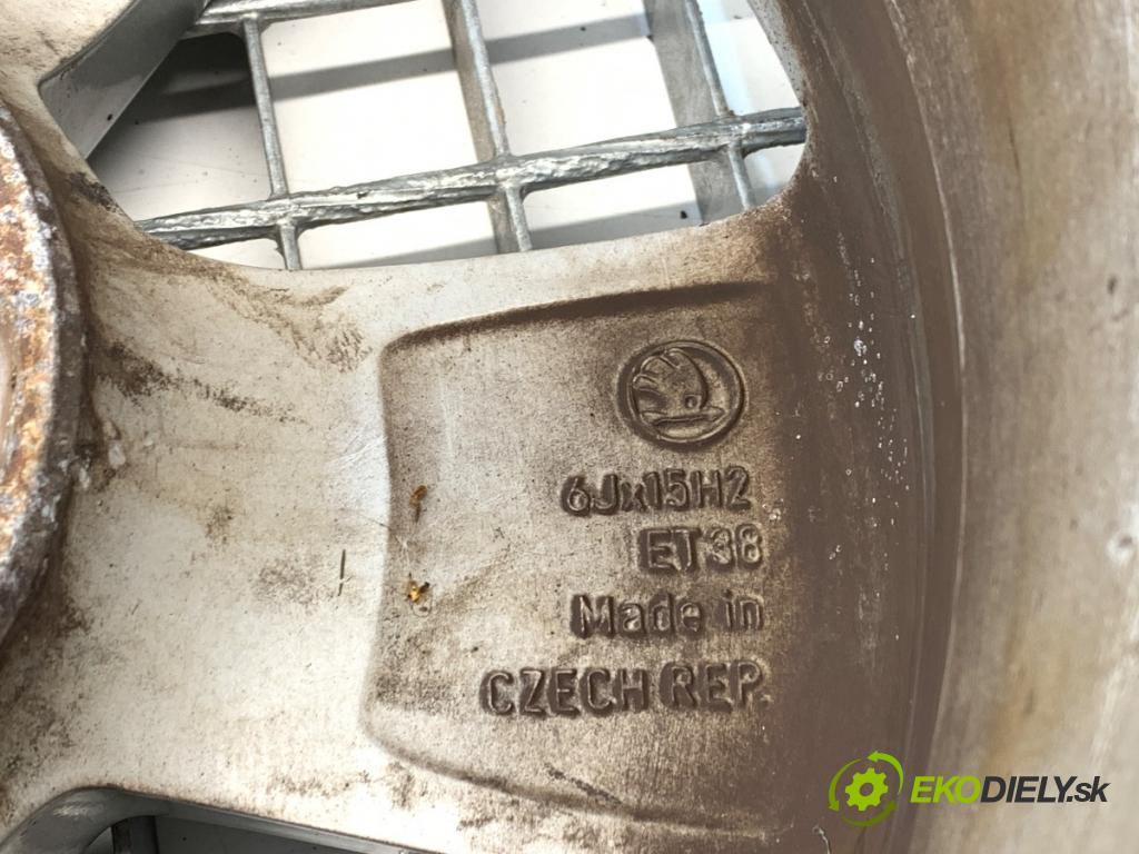 SKODA FABIA III liftback 2018 55 kW 1.0 999 disk HLINÍK 15 6J 5X100 57 ET38 3V0601025