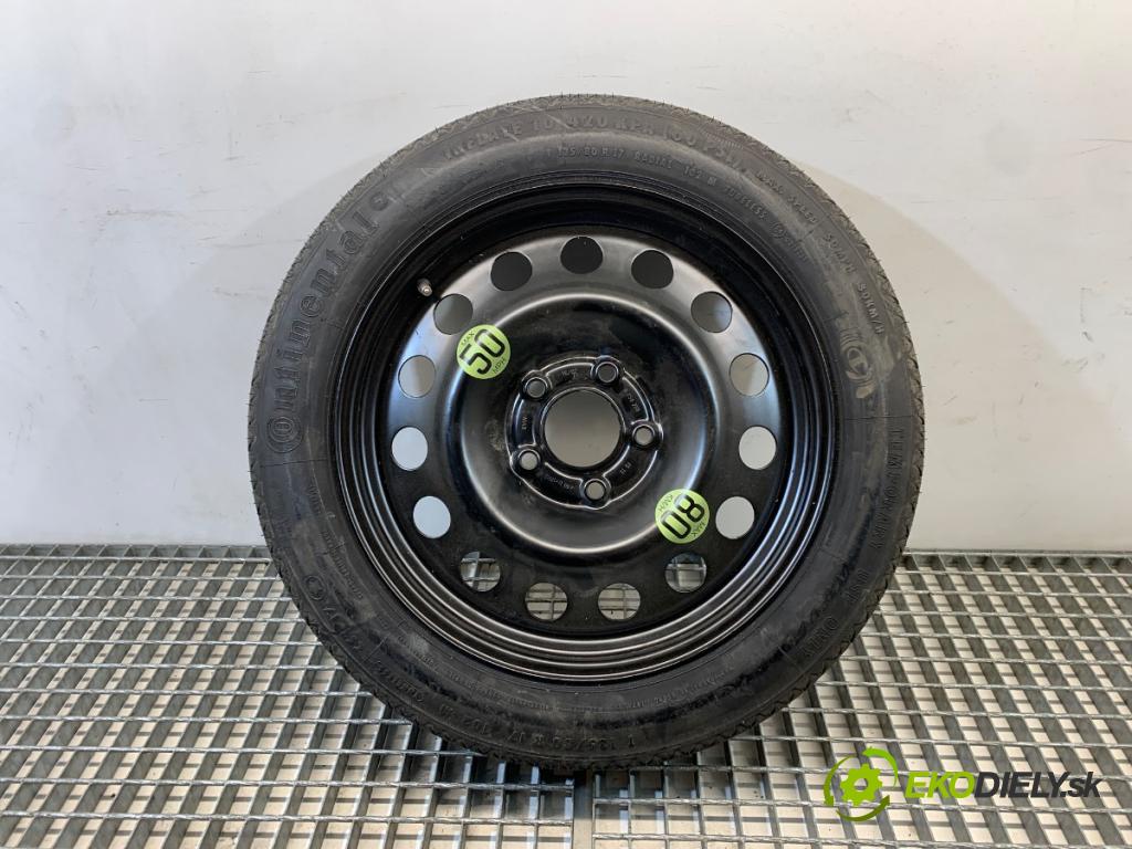 BMW E61 Kombi 2007 173 kW 530 d 2993 koleso dojazdové 17 4,00 5X120 72 135/80 R17 