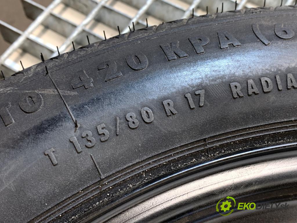 BMW E61 Kombi 2007 173 kW 530 d 2993 koleso dojazdové 17 4,00 5X120 72 135/80 R17