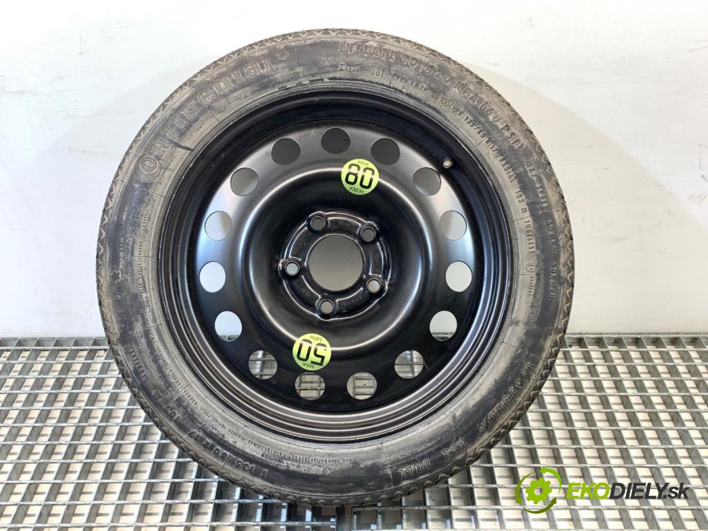 BMW E60 sedan 2004 160 kW 530 d 2993 koleso dojazdové 17 4.00 5X120 72 135/80 R17 