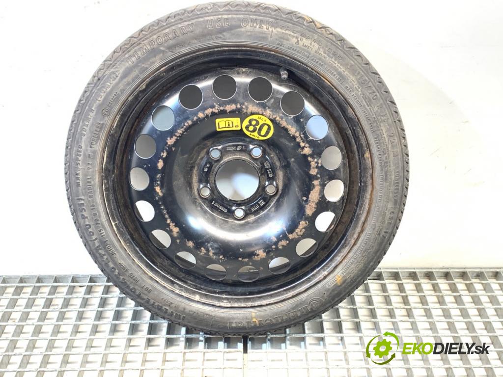 OPEL ASTRA J liftback 2010 81 kW 1.7 CDTI (68) 1686 koleso dojazdové 16 4.00 5X115 70 115/70 R16 