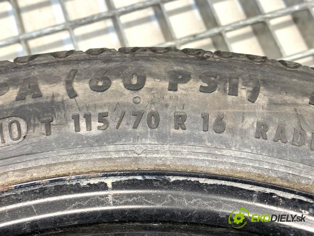 OPEL ASTRA J liftback 2010 81 kW 1.7 CDTI (68) 1686 koleso dojazdové 16 4.00 5X115 70 115/70 R16