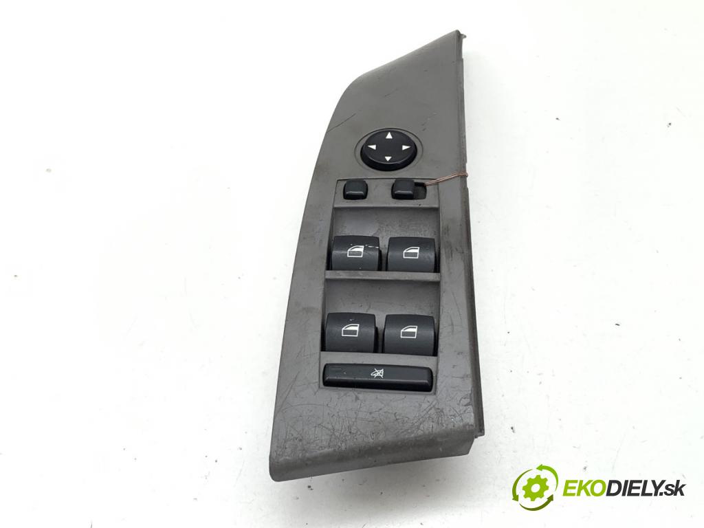 BMW E60 sedan 2004 160 kW 530 d 2993 Prepínač okien 6943248 (Prepínacie páčky pod volantom)