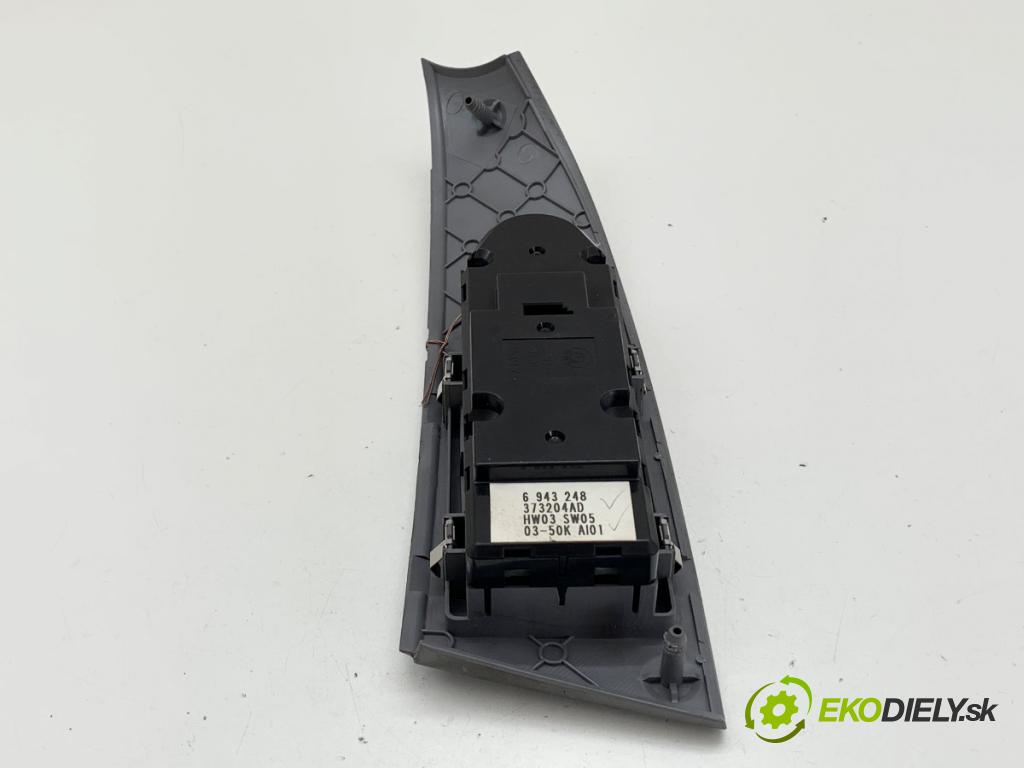 BMW E60 sedan 2004 160 kW 530 d 2993 přepínač oken 6943248 (Páčky pod volantem)