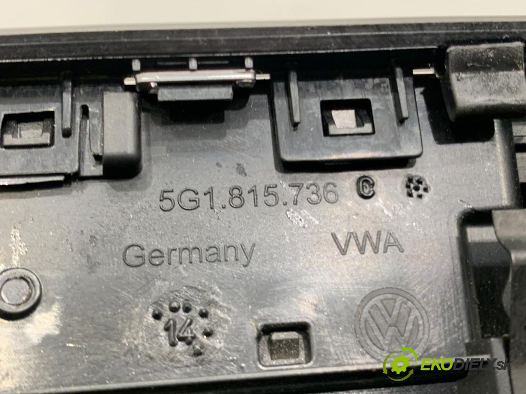 VW GOLF VII liftback 2014 77 kW 1.6 TDI 1598 mří topení přední část 5G1815736C