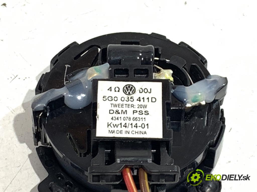 VW GOLF VII liftback 2014 77 kW 1.6 TDI 1598 reproduktory 5G0035411D