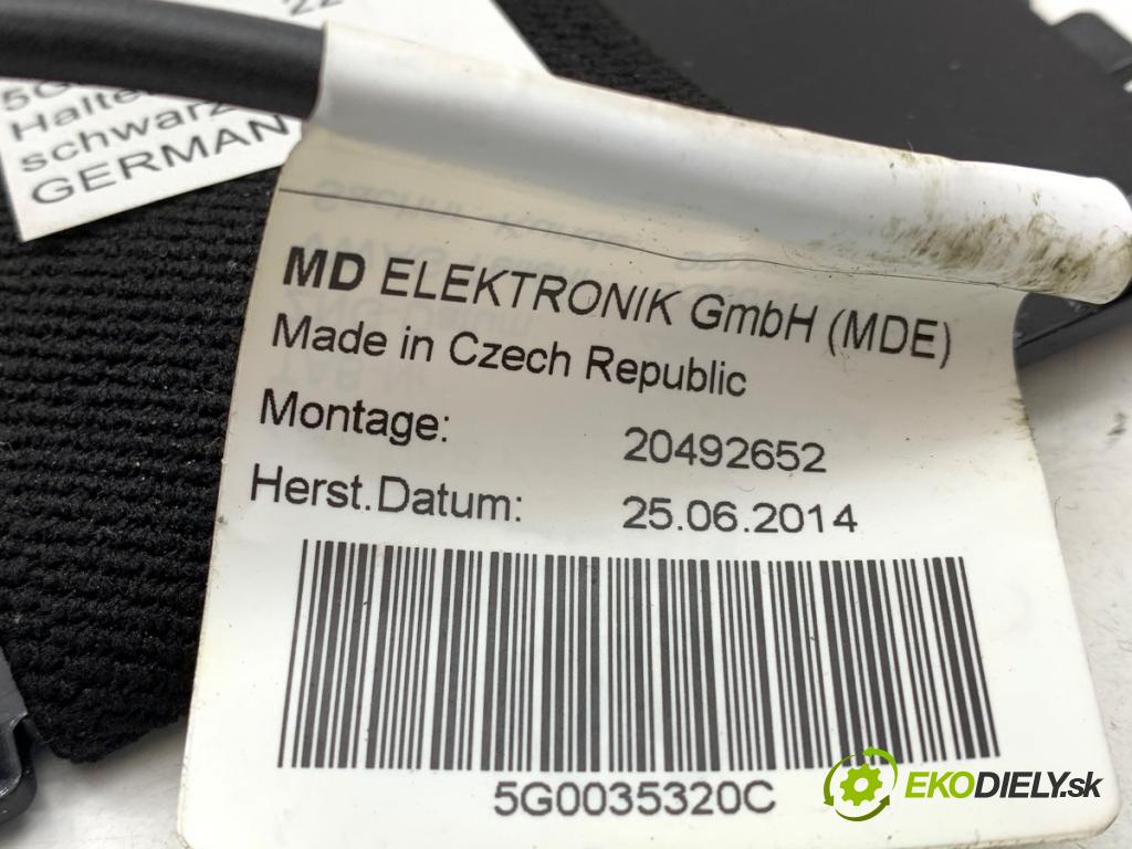 VW GOLF VII liftback 2014 77 kW 1.6 TDI 1598 HNÍZDO: USB 5G0864221A
