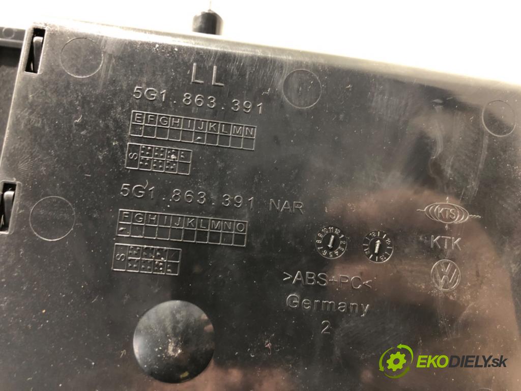VW GOLF VII liftback 2014 77 kW 1.6 TDI 1598 Popolník 5G1863391