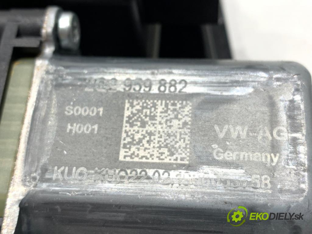 SKODA FABIA III liftback 2019 55 kW 1.0 999 mechanismus okna pravý přední část 2Q2959882