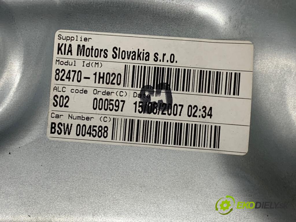 KIA CEED Kombi 2007 66 kW 1.6 CRDi 90 1582 Mechanizmus okna ľavy predný 82470-1H020