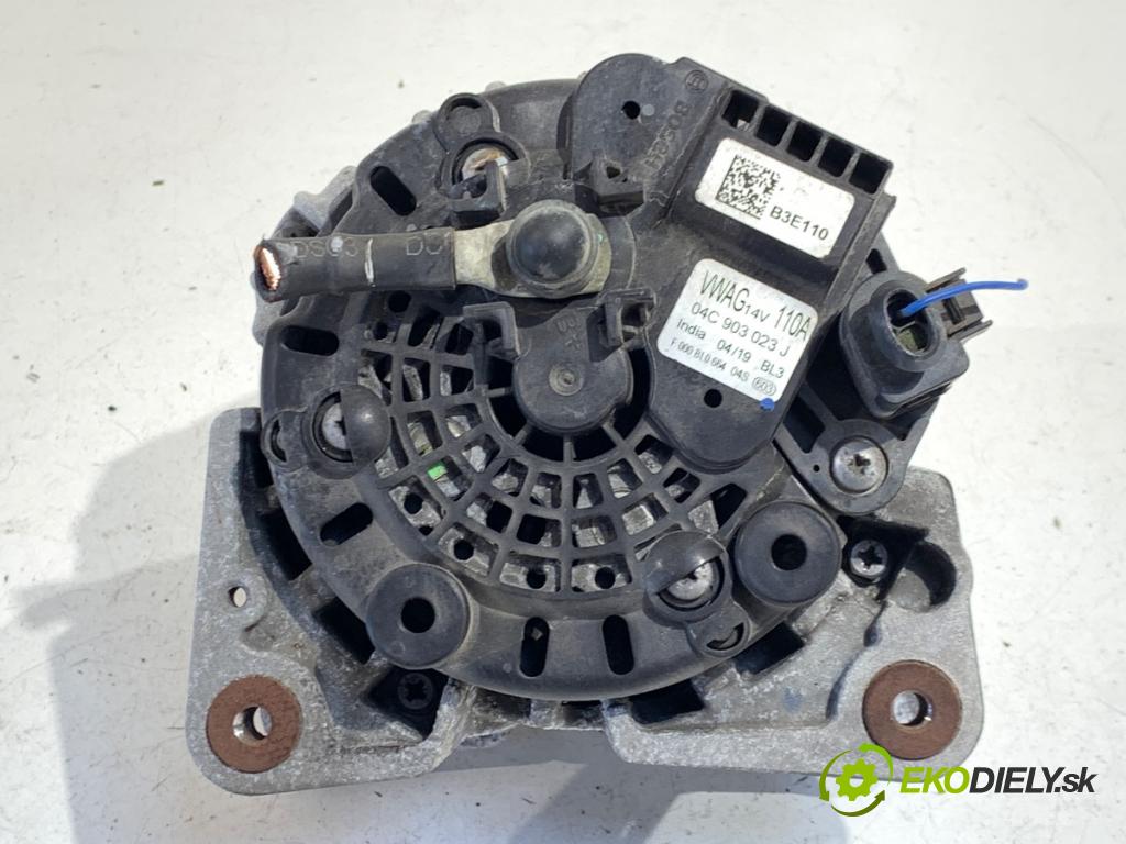 SKODA FABIA III liftback 2019 55 kW 1.0 999 Alternátor 04C903023J (Alternátor)