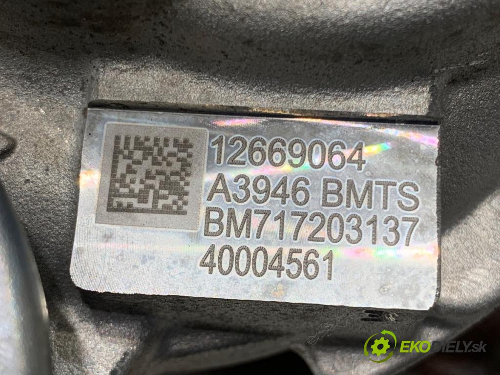 OPEL INSIGNIA B Kombi 2017 121 kW 1.5 (35) 1490 turbo 12669064 (Kompletní turbodmychadlo)