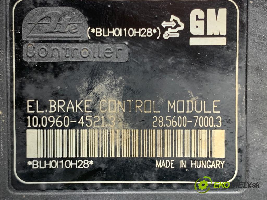 OPEL ASTRA J liftback 2010 81 kW 1.7 CDTI (68) 1686 Pumpa ABS 13347807 (Pumpa ABS)