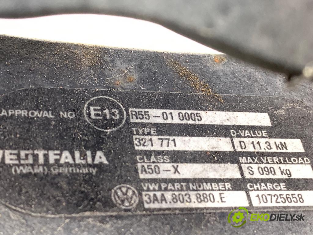 VW PASSAT B7 Kombi 2012 125 kW 2.0 TDI 1968 Hák tažné zařízení MODUL: 3AA803880E