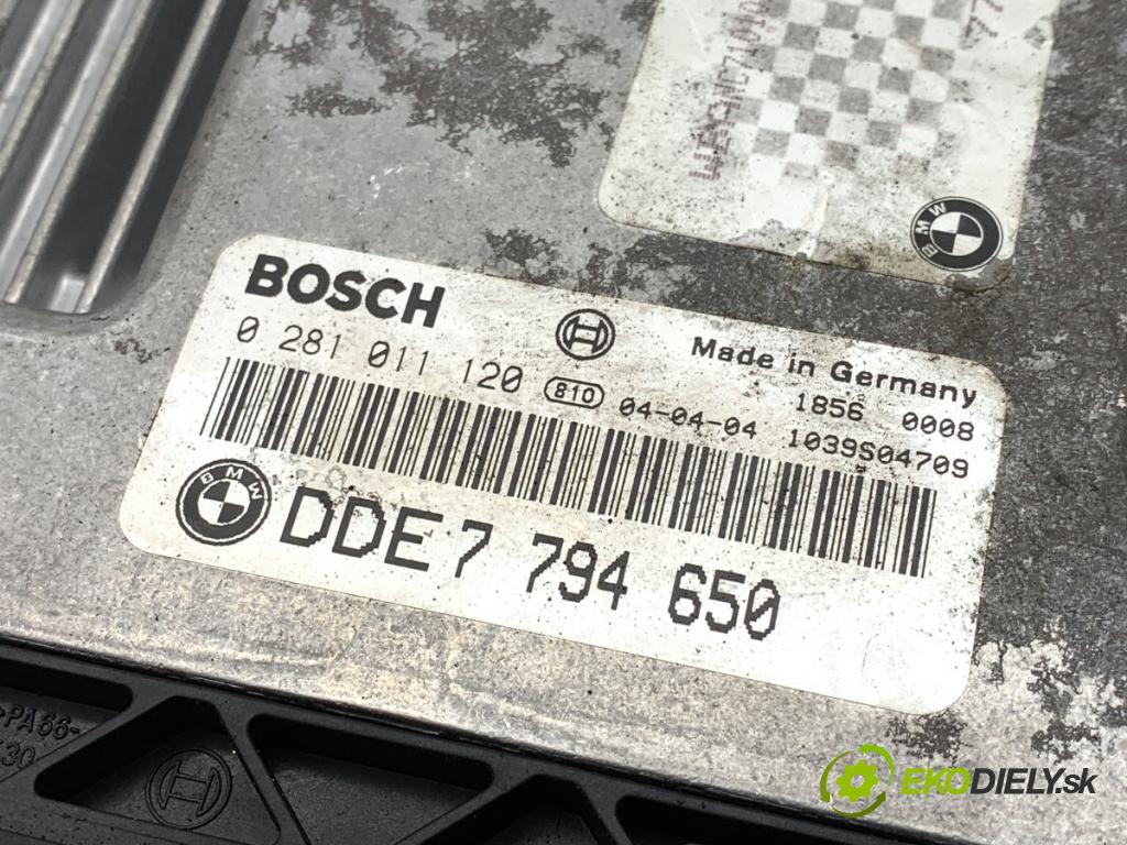 BMW E60 sedan 2004 160 kW 530 d 2993 řídící jednotka motora 7794650 (Řídicí jednotka)
