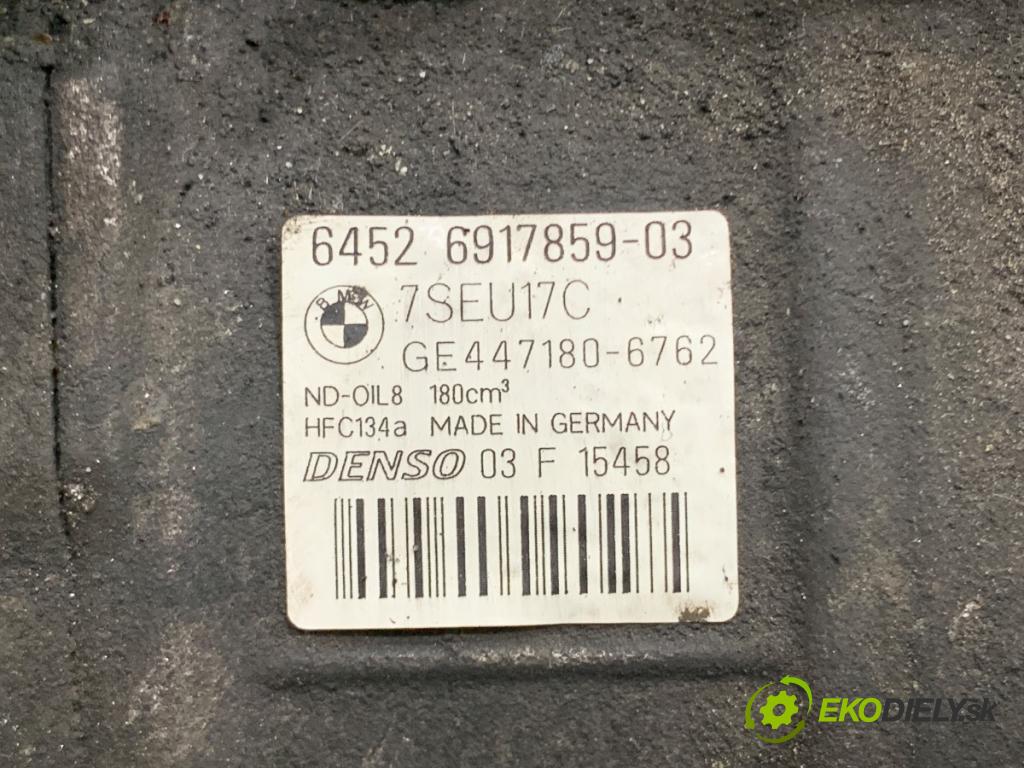 BMW E60 sedan 2004 160 kW 530 d 2993 kompresor klimatizace 6917859 (Kompresor klimatizace)