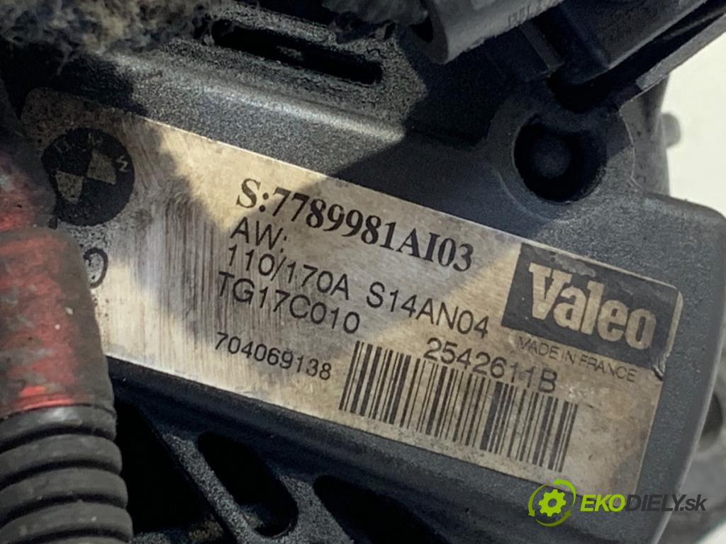 BMW E60 sedan 2004 160 kW 530 d 2993 Alternátor 7789981 (Alternátor)