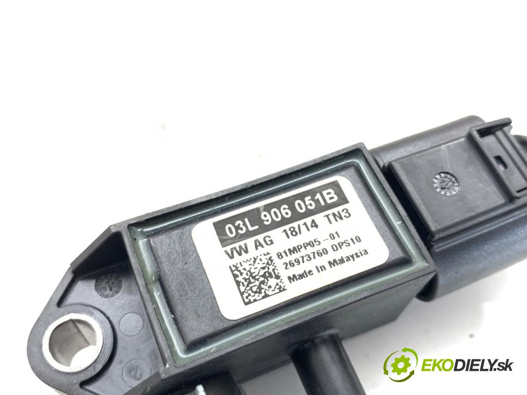 VW GOLF VII liftback 2014 77 kW 1.6 TDI 1598 Snímač tlaku spalín DPF 03L906051B