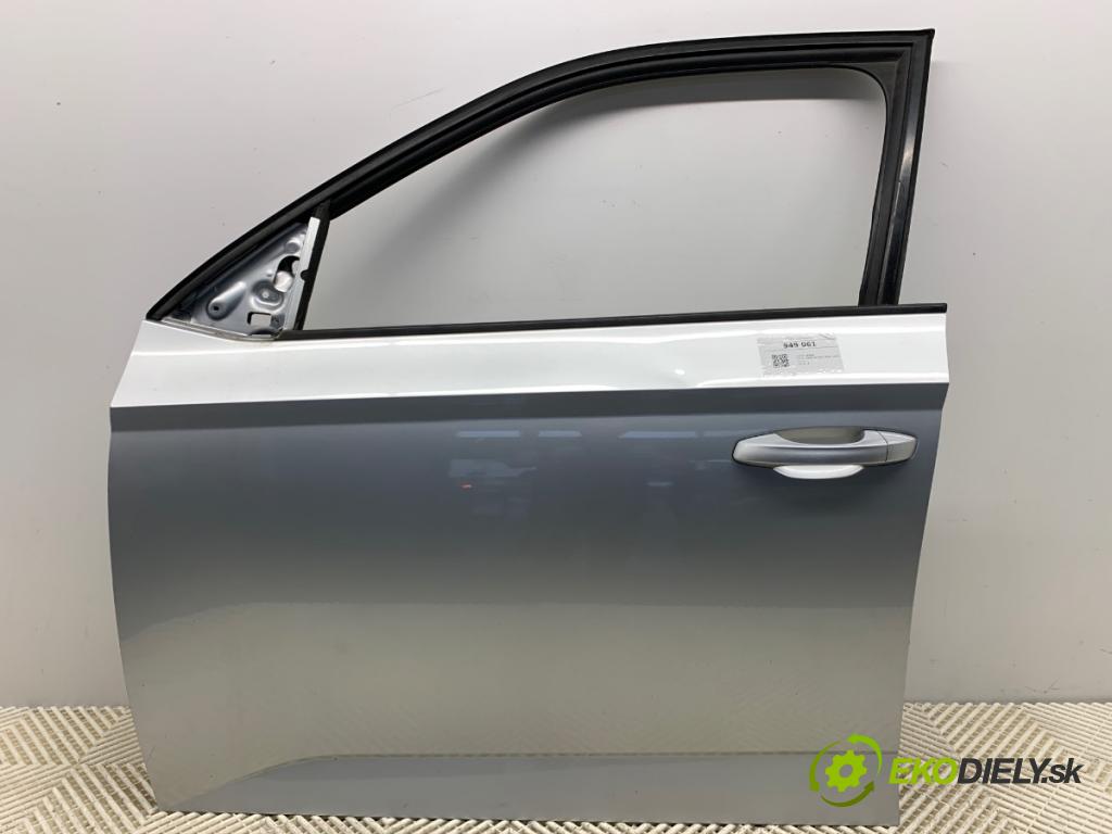 SKODA FABIA III liftback 2016 66 kW 1.2 TSI 1197 Dvere ľavy predný LA7W 