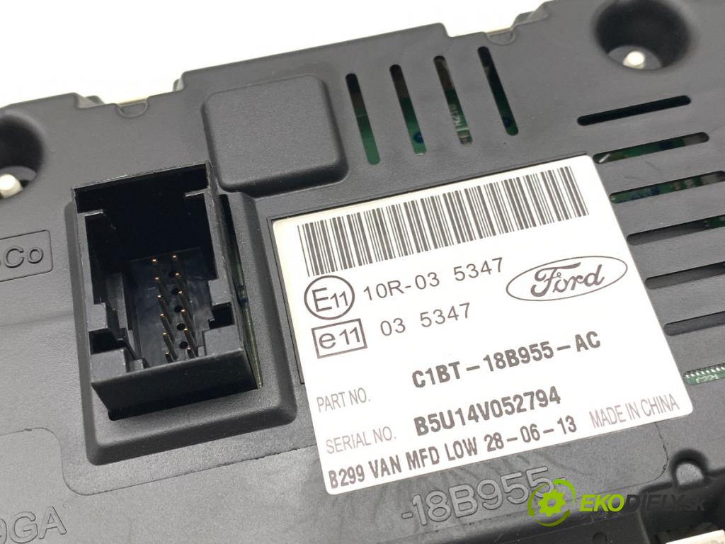 FORD FIESTA MK7 liftback 2013 55 kW 1.5 TDCi 1499 Displej C1BT-18B955-AC (Přístrojová deska)