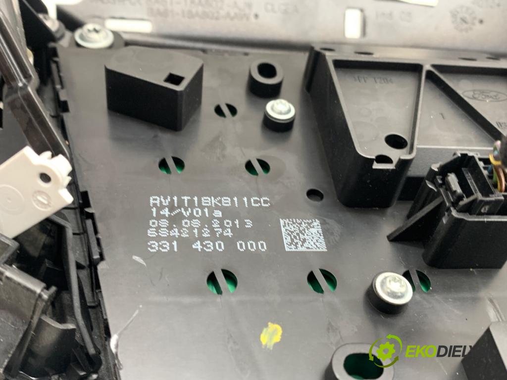 FORD FIESTA MK7 liftback 2013 55 kW 1.5 TDCi 1499 Panel ovládania radia AV1T18K811CC (Prepínacie páčky pod volantom)