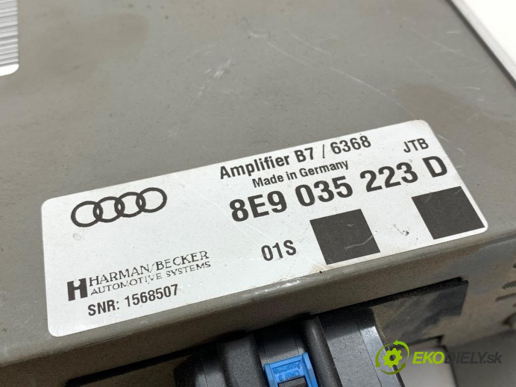 AUDI A4 B7 Kombi 2006 103 kW 2.0 TDI 1968 zesilovač 8E9035223D (Zesilovač)