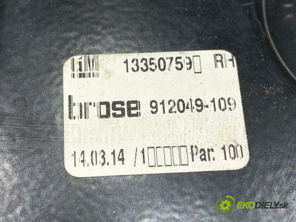 OPEL ASTRA J Kombi 2014 100 kW 1.6 CDTi (35) 1598 mechanismus okna pravý přední část 13350759