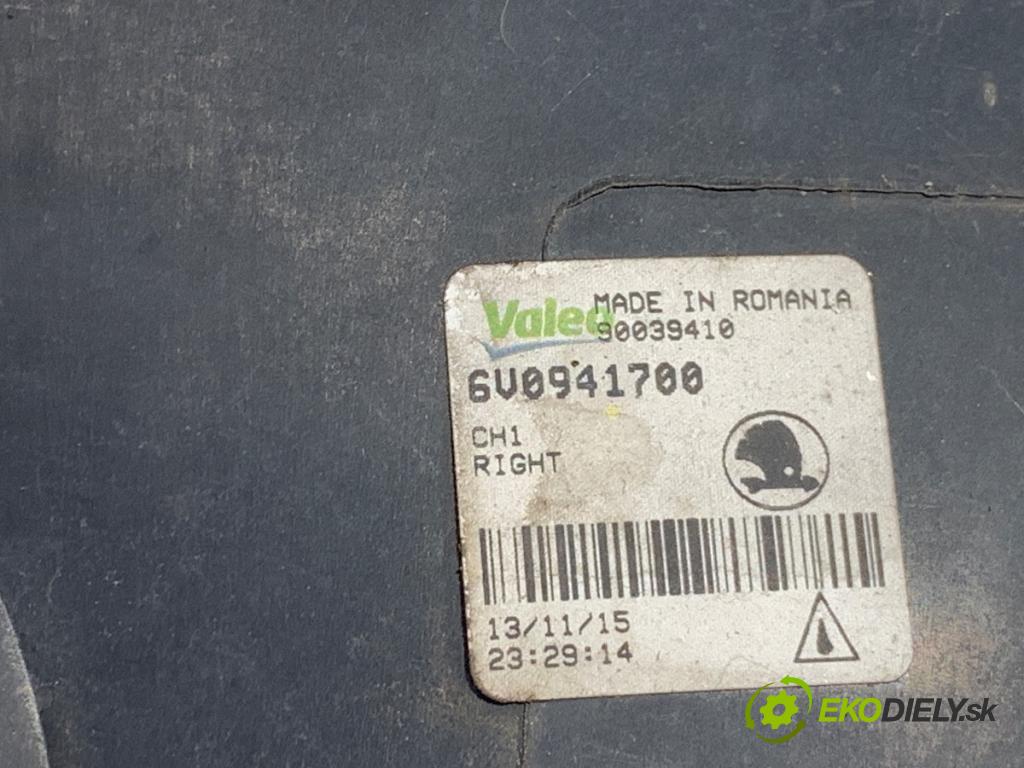 SKODA FABIA III liftback 2015 55 kW 1.0 999 Hmlové svetlo, hmlovka pravy predný 6V0941700