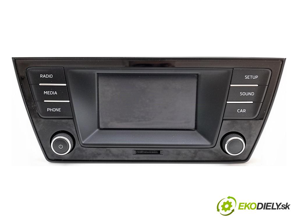 SKODA FABIA III liftback 2016 66 kW 1.2 TSI 1197 RADIO 6V0035871D (Audio zariadenie)