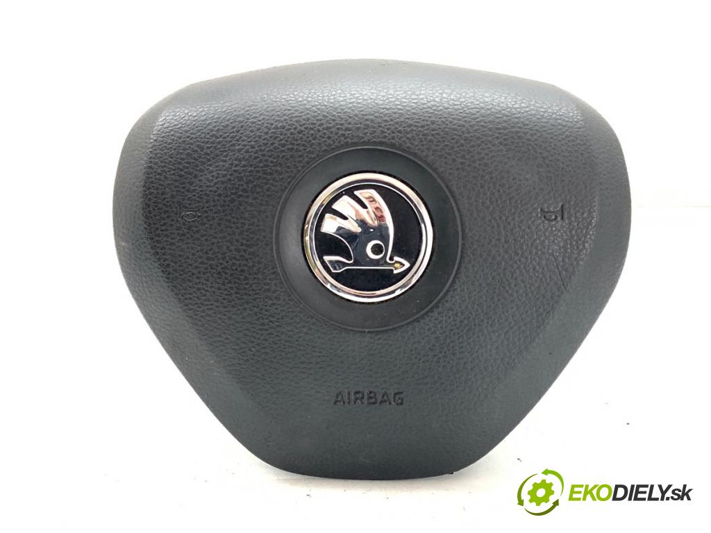 SKODA FABIA III liftback 2016 66 kW 1.2 TSI 1197 AirBag volantu 6V0880201 (Airbag)