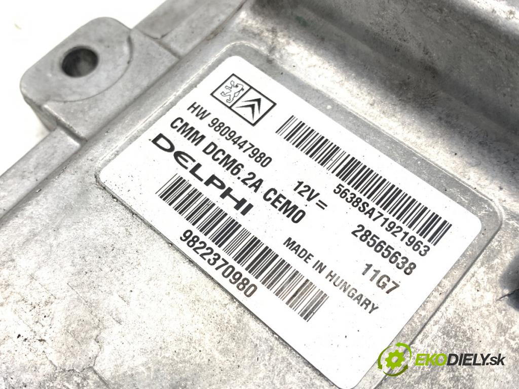 PEUGEOT 508 I sedan 2017 110 kW 2.0 BlueHDi 150 1997 riadiaca jednotka Motor 9822370980 (Riadiaca jednotka)