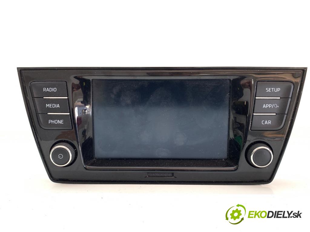SKODA FABIA III Kombi 2021 70 kW 1.0 TSI 999 RADIO Dislpej 6V0035869H