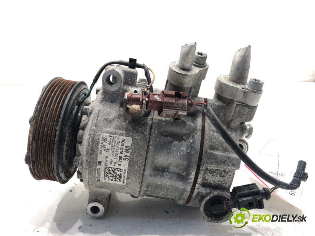 SKODA FABIA III Kombi 2021 70 kW 1.0 TSI 999 kompresor klimatizace 3Q0816803E (Kompresor klimatizace)