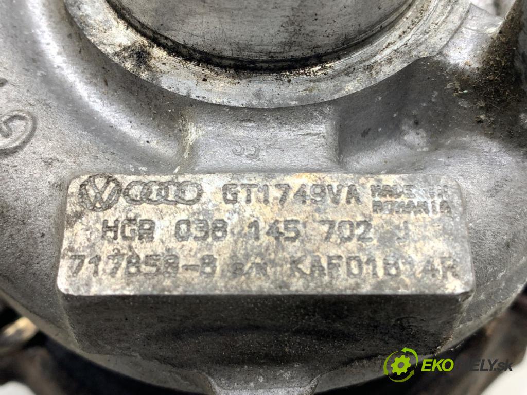 AUDI A4 B7 Kombi 2007 103 kW 2.0 TDI 1968 Turbodúchadlo,turbo 038145702 (Turbodúchadlo (kompletné))