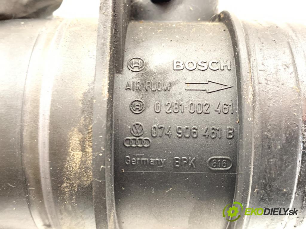 AUDI A4 B7 Kombi 2007 103 kW 2.0 TDI 1968 váha vzduchu 074906461B (Snímač hmotnosti vzduchu)