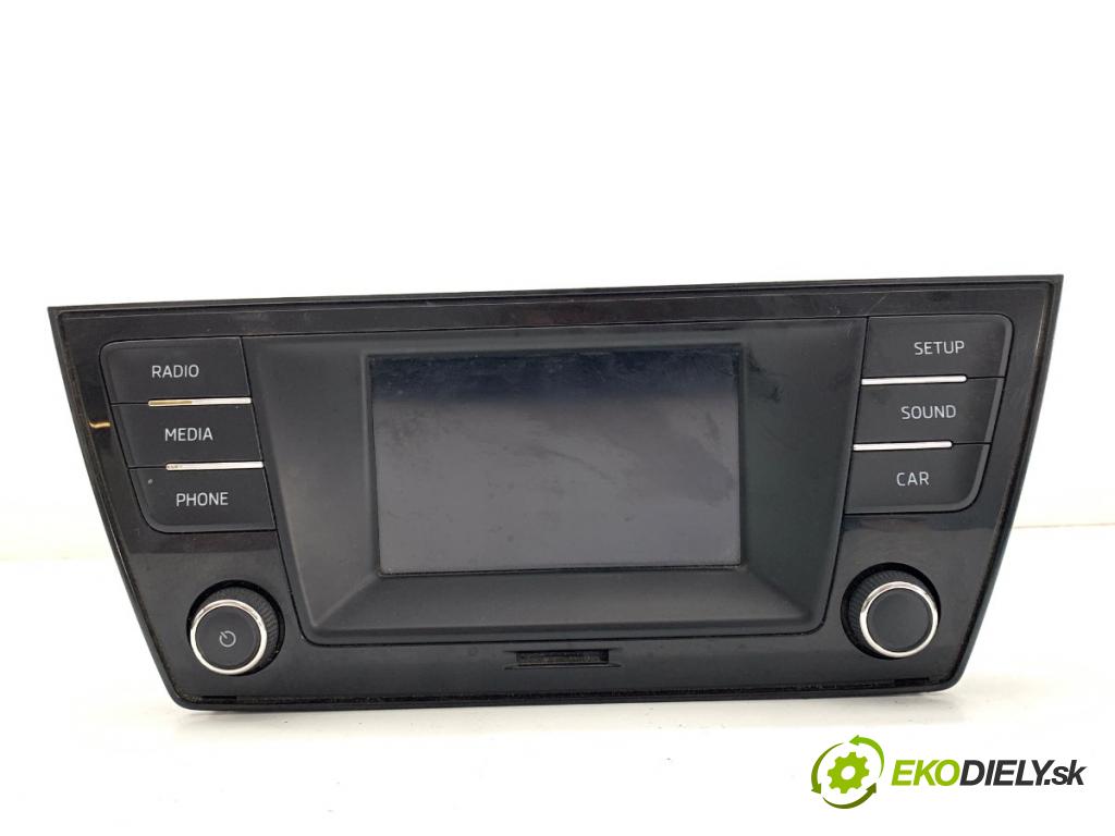 SKODA FABIA III liftback 2015 55 kW 1.0 999 RADIO 6V0035871B (Audio zariadenie)