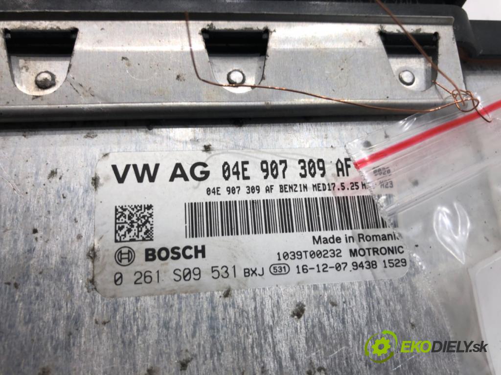 SKODA FABIA III liftback 2016 66 kW 1.2 TSI 1197 řídící jednotka motora 04E907309AF (Řídicí jednotka)