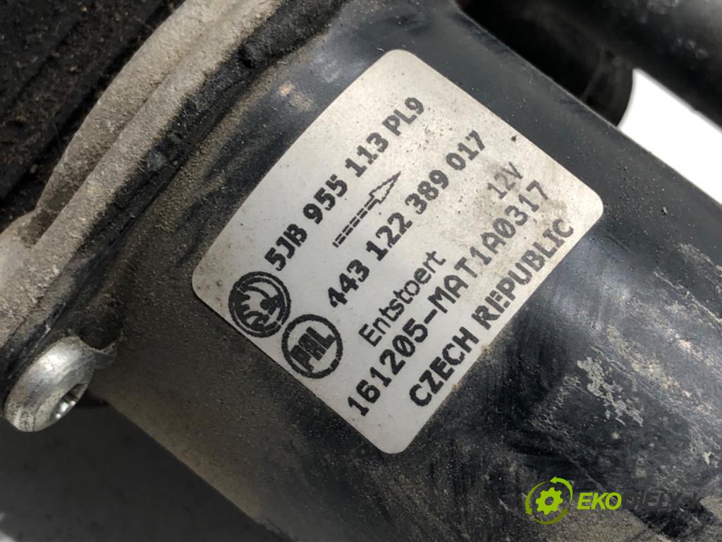 SKODA FABIA III liftback 2016 66 kW 1.2 TSI 1197 mechanismus stěračů přední část 5JB955113PL (Motorek stěračů přední)