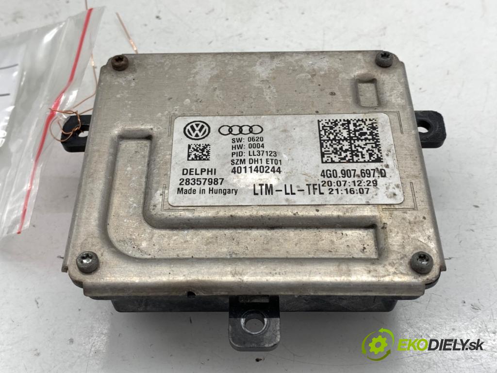 AUDI A6 C7 Kombi 2012 130 kW 2.0 TDI 1968 Menič XENON 4G0907697D (Riadiaca jednotka xenónu)