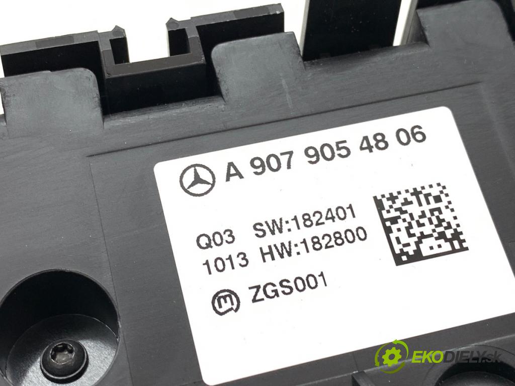 MERCEDES-BENZ eSPRINTER Skrzynia Skrzynia 2021 85 kW Electric (910.633)  Panel ovládaní topení A9079054806 (Páčky pod volantem)
