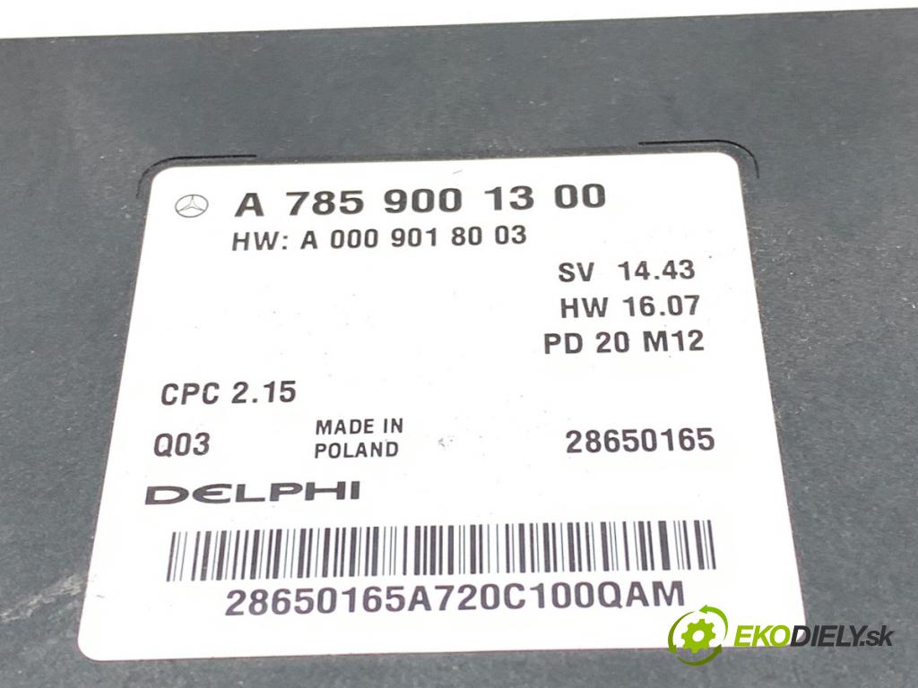 MERCEDES-BENZ eSPRINTER Skrzynia Skrzynia 2021 85 kW Electric (910.633)  modul řídící jednotka převodovky A7859001300 (Řídící jednotka převodovky)