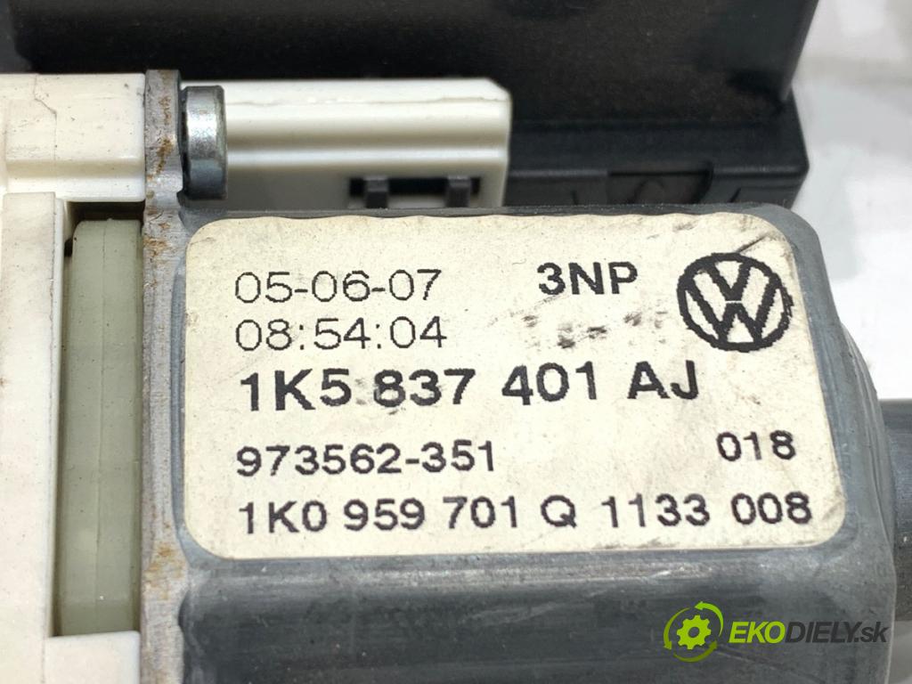 VW GOLF V Kombi 2007 75 kW 1.6 1595 mechanismus okna levý přední část 1K5837401AJ