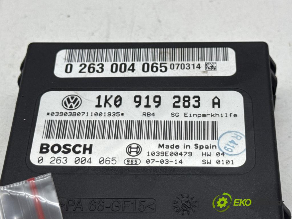 VW GOLF V Kombi 2007 75 kW 1.6 1595 Modul PDC 1K0919283A (Riadiaca jednotka ostatné)