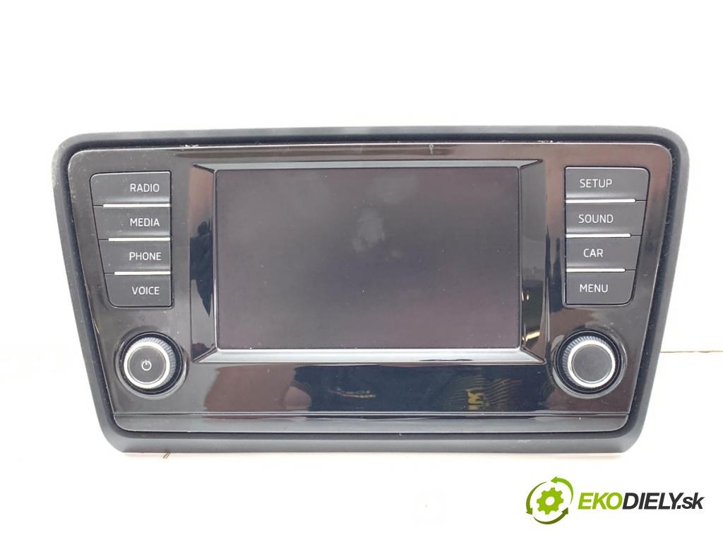 SKODA OCTAVIA III liftback 2015 81 kW 1.6 TDI 1598 RADIO 5E0919605H (Audio zariadenie)