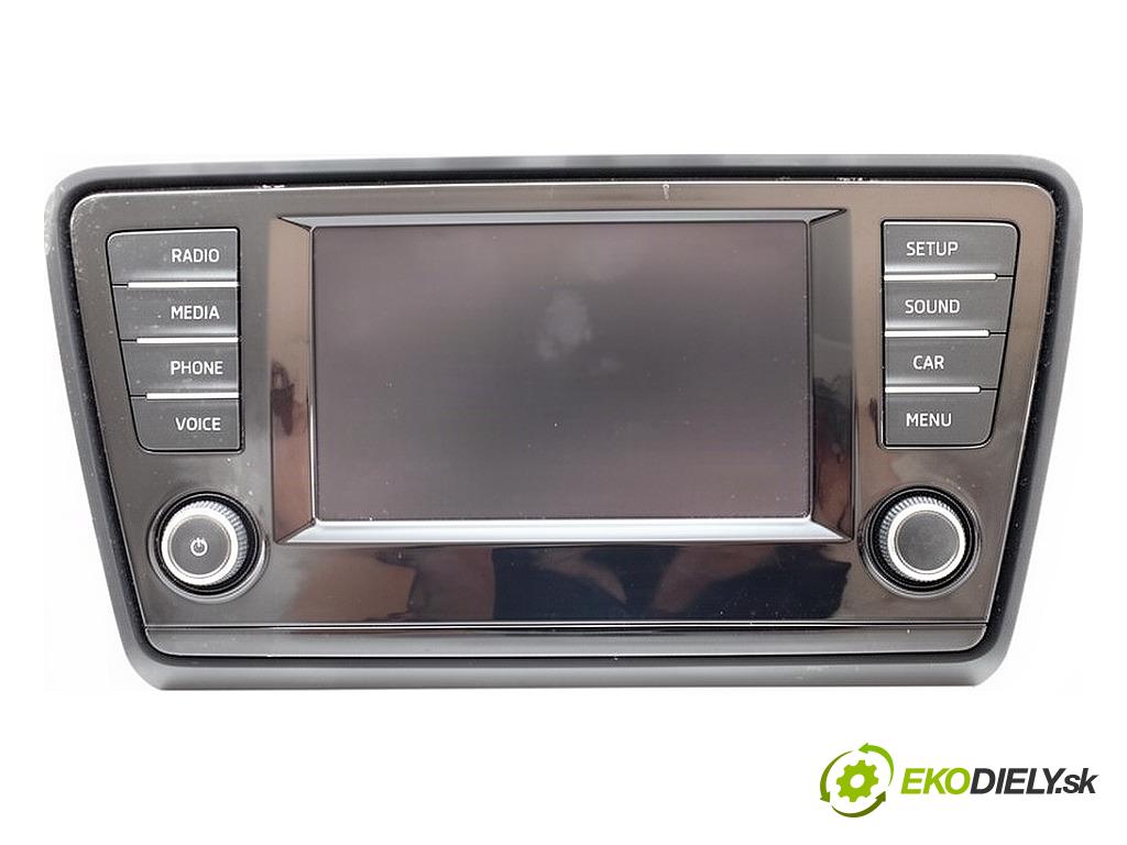 SKODA OCTAVIA III liftback 2015 81 kW 1.6 TDI 1598 RADIO 5E0919605H (Audio zariadenie)