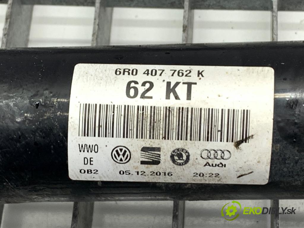 SKODA FABIA III liftback 2016 66 kW 1.2 TSI 1197 Poloos pravy predný 6R0407762K