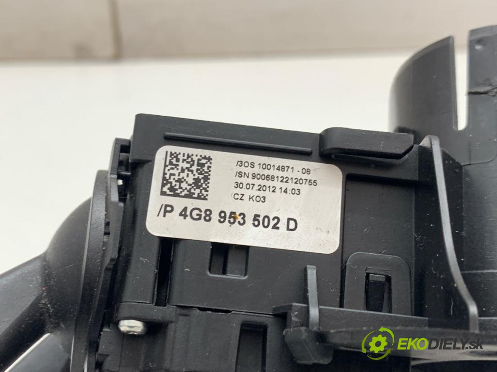 AUDI A6 C7 Kombi 2012 130 kW 2.0 TDI 1968 přepínač kombinovaný 4G8953502D (Páčky pod volantem)